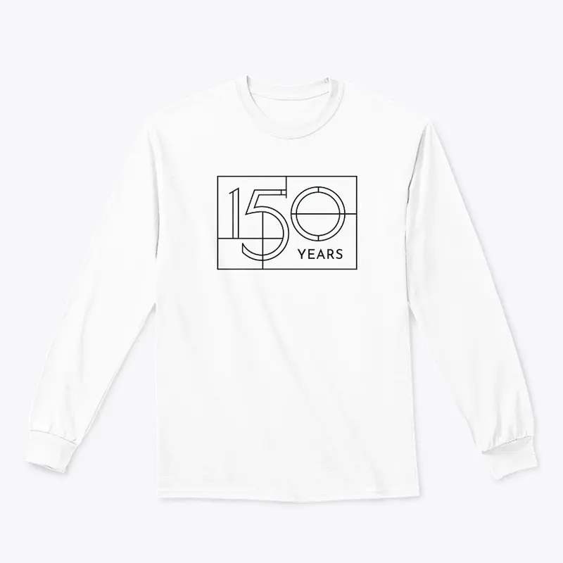 150 Years Logo - Black 