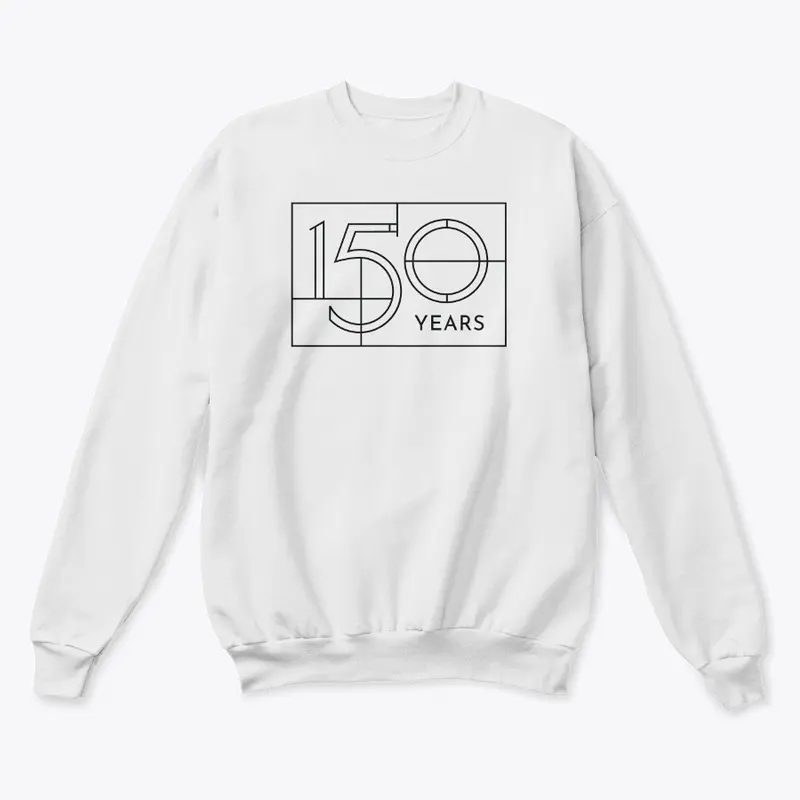 150 Years Logo - Black 